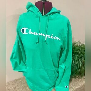 Champion Ladies Green Hoodie size small
